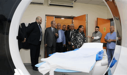 افتتاح جهاز التصوير الطبقي المحوري الجديد في مستشفى رفيق الحريري الجامعي