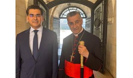  البطريرك الراعي استقبل مرقص