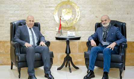 المدير العام للدفاع المدني يستقبل رئيس اتحاد بلديات بشري