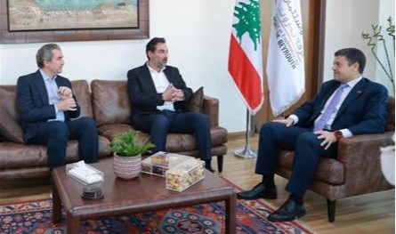 ضو والصادق اطلعا من النفّي على سير العمل في مرفأ بيروت