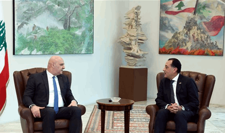 عون خلال اللقاء: نعوّل على الدور المصري ودعم كامل لاستقرار لبنان