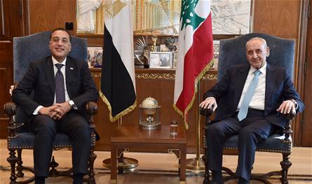 بري يستقبل مدبولي والوفد المصري… وتشاور في ملفات لبنان والمنطقة