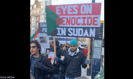 من لندن إلى أم درمان.. تظاهرات تطالب بوقف الحرب وحكم مدني