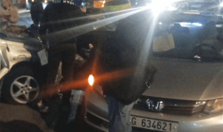 بالصورة.. تصادم بين 6 مركبات على جسر أنطلياس