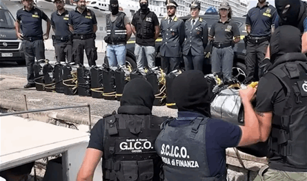 حملة كبيرة على تجّار المخدرات في دولة أوروبية.. أطنان من المضبوطات وقصّار في قبضة الأمن