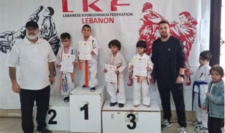 لوكاس جوني عطوي أحرز المركز الأوّل في بطولة لبنان للكيوكوشنكاي