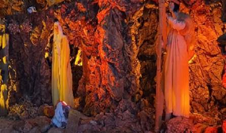 في بلدة بقاعيّة... إفتتاح أكبر مغارة ميلادية في لبنان