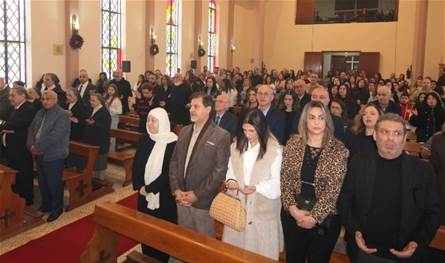 "ثانوية راهبات مار يوسف الظهور" احتفلت بتدشين كنيستها بعد إعادة ترميمها