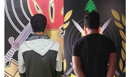 شرقا منازل في اقليم الخروب.. وشعبة المعلومات توقفهما