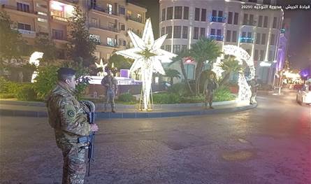بمناسبة عيديّ الميلاد ورأس السنة... تدابير أمنيّة إستثنائيّة للجيش