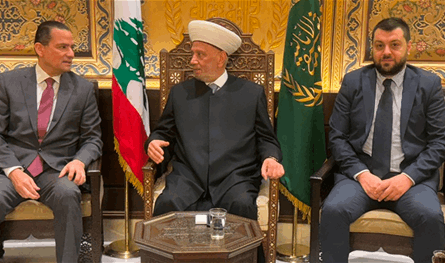 دريان بحث والنائب الصايغ في الأوضاع العامة والتقى الصيداوي