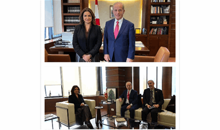 السيد بحثت والسفير الأميركي في ضبط الحدود وإعادة الإعمار في الجنوب