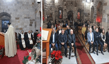 دير سيدة النجاة – بصرما يحتفل بالقديس شربل وعيد الميلاد المجيد