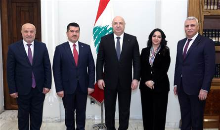 الرئيس عون التقى الموفد الخاص لرئيس الوزراء العراقي ووقع مرسوم دعوة مجلس النواب لعقد استثنائي