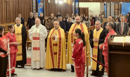 "كاريتاس" احتفلت بالقداس السنوي للميلاد في كنيسة القديسة ريتا – حرش تابت