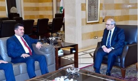 سلام بحث مع العوادي في استعداد العراق للمساهمة في إعادة إعمار لبنان