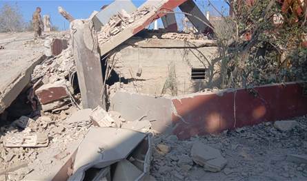 بالصور... هذا المنزل الذي فجّره العدوّ الإسرائيليّ في بلدة كفركلا