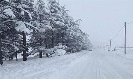 الثلوج ستلامس الـ 1000 متر.. سلسلة منخفضات جوية ستضرب لبنان والذروة في هذا الموعد