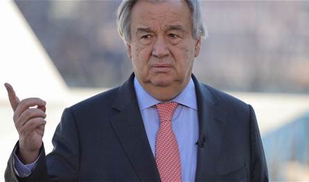 غوتيريش: لإحالة منفذي الهجوم على المسجد في حمص وسط سوريا إلى العدالة