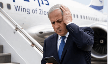 "هاكرز إيرانيون" يهدّدون نتنياهو.. رسالة غامضة تلاحق رحلته إلى ميامي