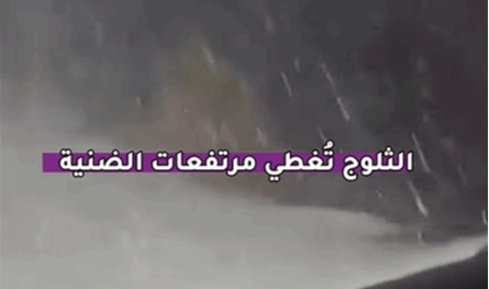 بالفيديو: الثلوج تكسو مرتفعات لبنان.. وصواعق تُلحق أضراراً ببعض المنازل