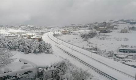 إليكم الطرقات الجبلية المقطوعة بسبب الثلوج