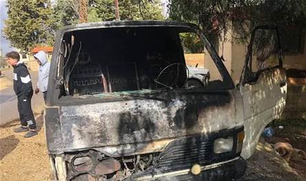احتراق فان في بلدة الجميجمة.. والسبب؟ 