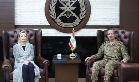 قائد الجيش بحث وبلاسخارت في الأوضاع