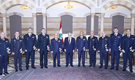 سلام استقبل وفد قيادة أمن الدولة في السرايا