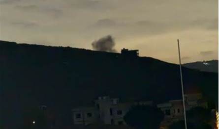 بالصور… غارات إسرائيلية تستهدف أطراف بلدة يارون