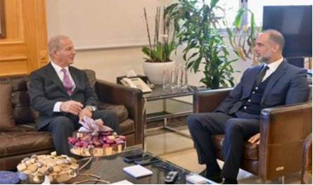 رسامني والسفير الأميركي يبحثان جهود إعادة الإعمار وتحديث قطاع النقل