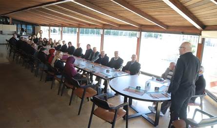 لقاء في استراحة صور احتفاءً بمياومي مركز الضمان بمناسبة تثبيتهم في الملاك