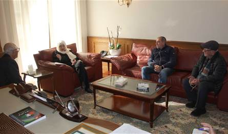 الحريري استمعت لمطالب قاطني تجمعات فلسطينية وأصحاب وكالات بحرية في مرفأ صيدا