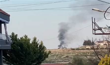 بالفيديو... إنفجار صاروخ من مخلفات الحرب