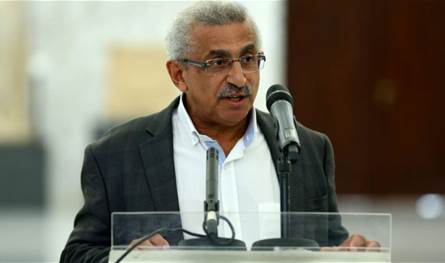 أسامة سعد يستقبل وفداً فلسطينياً ولجنة أهل المدرسة الإنجيلية