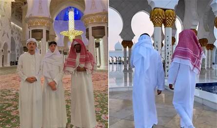 لامين جمال يوثّق زيارته لمسجد الشيخ زايد ويصفها بلحظة هدوء استثنائية