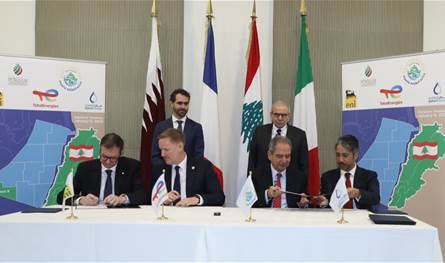 في حفل أُقيم في السرايا... توقيع إتّفاق التنقيب عن الغاز في البلوك 8