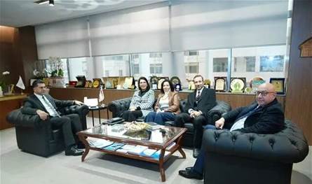 مرقص بحث ووفدا من "كنام" في سبل التعاون وتحديث استوديوات "إذاعة لبنان"