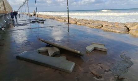 في صيدا... هذا ما تسبّبت به العاصفة