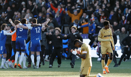 خروج حامل لقب كأس إنكلترا أمام فريق من الدرجة السادسة