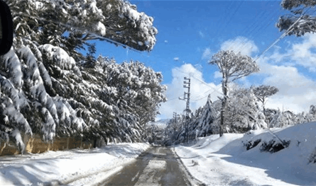 هذه حال الطرقات بعد المنخفض الجوي