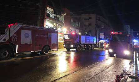 وفاة وإصابات في حريق بشقة سكنية بحلبا