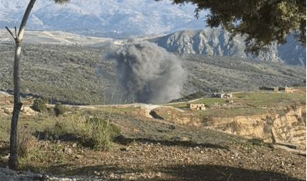 بالصور والفيديو... سلسلة غارات إسرائيلية تستهدف جنوب لبنان