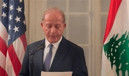 السفير الأميركي حول مرحلة شمال الليطاني: "بكير منحكي بعدين"
