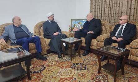  مصطفى حمدان بعد لقائه المفتي قبلان: المقاومة هي الطريق والحل في مواجهة العدوان