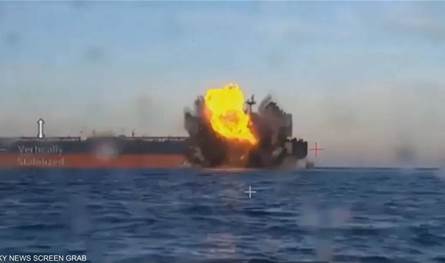في البحر الأسود.. مسيّرات روسية تضرب سفينتين