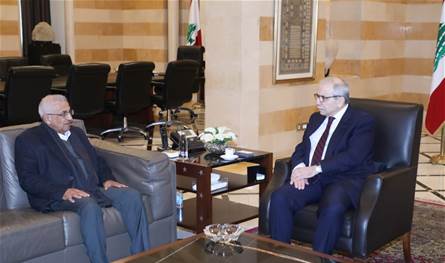 سلام استقبل أسامة سعد ورئيس ديوان المحاسبة