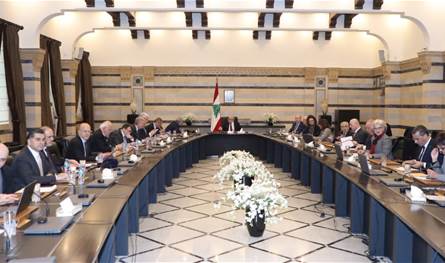 مرقص تلا أبرز مقررات مجلس الوزراء.. وهذا ما قيل عن بند إعادة الإعمار 