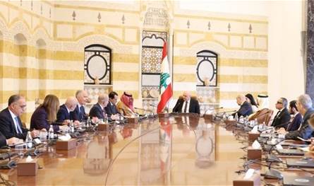 تحضيراً لموتمر دعم الجيش... اجتماع في بعبدا بحضور لودريان وبن فرحان و"الخماسية"