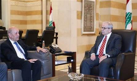 لودريان في السراي الحكومي